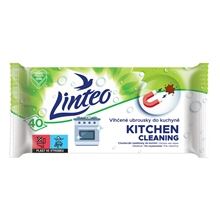 Vlhčené úklidové ubrousky do kuchyně Linteo - 40 ks