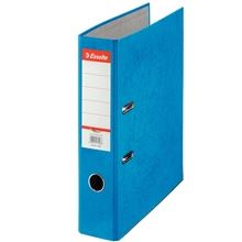 Pákový pořadač Esselte - A4, kartonový, šíře hřbetu 7,5 cm, modrý