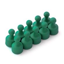 Magnetické figurky M4 -  neodymové, 12 × 20 mm, zelené, 2 ks