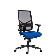 Kancelářská židle Omnia, SY - synchro, modrá