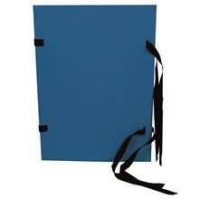 Prešpánové spisové desky s tkanicí Hit Office - A4, modré, 1 ks