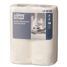 Kuchyňské utěrky Tork - 2vrstvé, bílé, 2 role