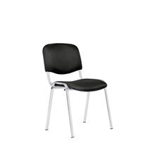Konferenční židle ISO N - černá, kostra chrom