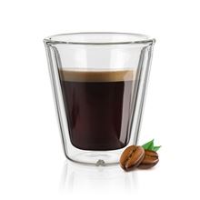 Skleněný hrnek na espresso - 70 ml, dvojité sklo