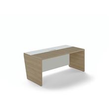 Psací stůl Lenza Trevix - 180 x 90 cm, dub pískový/bílý lesk