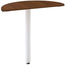 Přídavný stůl Alfa 100 - 80 cm, ořech/šedý