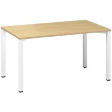 Psací stůl Alfa 200 - 140 x 80 cm, divoká hruška/bílý