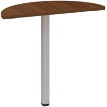 Přídavný stůl Alfa 200 - 80 cm, ořech/stříbrný