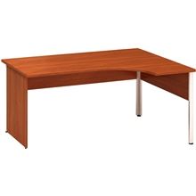 Psací stůl Alfa 100 - ergo, pravý, 160 cm, třešeň