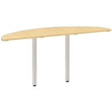 Přídavný stůl Alfa 100 - 160 cm, dub Vicenza/šedý