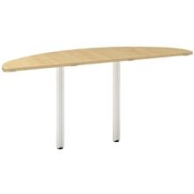 Přídavný stůl Alfa 100 - 162,5 cm, divoká hruška/šedý