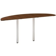 Přídavný stůl Alfa 100 - 162,5 cm, ořech/šedý