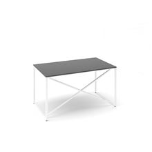 Psací stůl Lenza ProX - 138 x 80 cm, černý Grafit/bílý