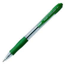 Kuličkové pero Pilot Super Grip - zelená náplň, 0,22 mm