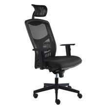 Kancelářská židle York Net, E-SY - synchro, černá