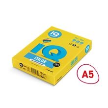 Barevný papír IQ Color A5 - IG50, intenzivně žlutý, 80 g/m2, 500 listů