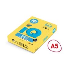 Barevný papír IQ Color A5 - CY39, kanárkově žlutý, 80 g/m2, 500 listů