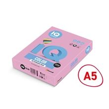 Barevný papír IQ Color A5 - PI25, růžový, 80 g/m2, 500 listů