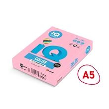 Barevný papír IQ Color A5 - OPI74, světle růžový, 80 g/m2, 500 listů