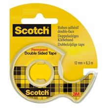 Lepicí oboustranná páska Scotch se zásobníkem, 12 mm x 6,3 m