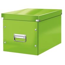 Krabice Click & Store Leitz WOW - čtvercová, zelená