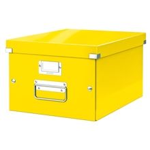 Krabice Click & Store Leitz WOW - A4, žlutá