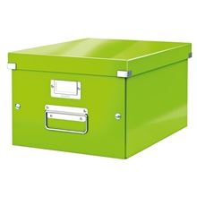 Krabice Click & Store Leitz WOW - A4, zelená