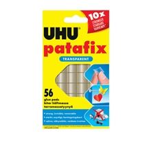 Lepicí guma UHU patafix Invisible - transparentní, 56 ks