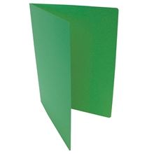 Papírové desky bez chlopní HIT Office - A4,  zelené, 20 ks