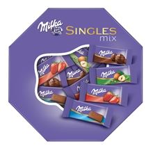 Čokoládky Milka - singles mix, 138g, 30 ks
