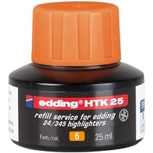 Náhradní inkoust pro zvýrazňovač Edding Eco - HTK 25, oranžový