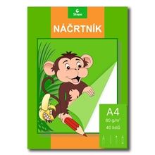 Náčrtník A4 - 80g/m2, 40 listů
