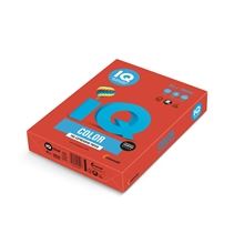 Barevný papír IQ Color A4 - CO44, korálově červený, 160 g/m2, 250 listů