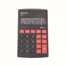 Kapesní kalkulačka MAUL M12 - 12 míst, černá
