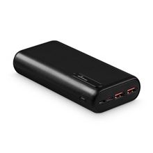 Powerbanka MediaRange - 20000 mAh, 2x USB-A, 1x USBC, černá