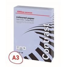 Barevný papír Office Depot Contrast  A3 - šeříkově fialový, 80 g/m2, 500 listů