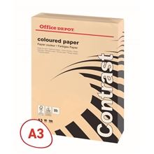 Barevný papír Office Depot Contrast  A3 - lososový, 80 g/m2, 500 listů