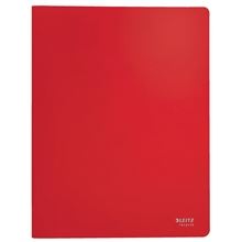 Katalogová kniha Leitz RECYCLE - A4, 20 kapes, ekologická, červená