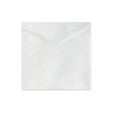 Ozdobné obálky - 16 x 16 cm, 110 g/m2, pauzovací bílé, 10 ks