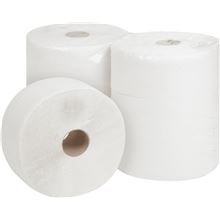 Toaletní papír jumbo - 2vrstvý, bílý, celulóza, 240 mm, 6 rolí