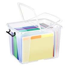 Plastový box  Strata - transparentní, 40 l