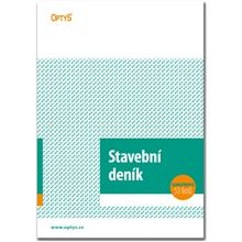 Stavební deník Optys - A4, číslovaný (3x53 listů)