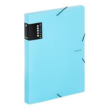 Box na spisy s gumičkou Pastelini - A4, modrý, 3 cm