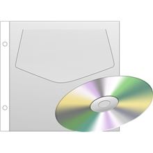 Euroobaly na CD - transparentní, 180 mic, 10 ks
