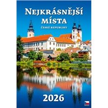 Nástěnný kalendář 2026 Nejkrásnější místa České republiky