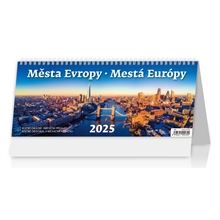 Stolní kalendář 2025 Města Evropy