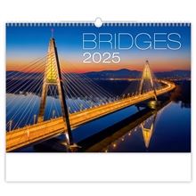 Nástěnný kalendář 2025 Bridges