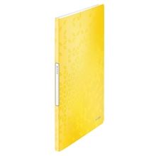Katalogová kniha Leitz WOW - A4, 20 kapes, žlutá