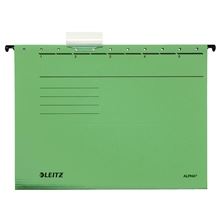 Závěsné desky Leitz Alpha bez bočnic - zelené, 25 ks