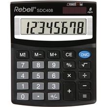Stolní kalkulačka Rebell SDC408 - 8-míst, nakl. displej